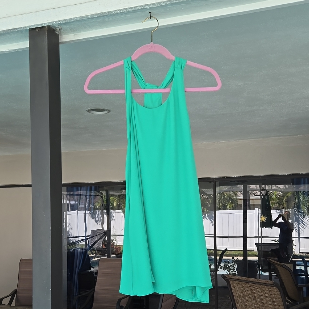 Sleeveless Green Tank Top